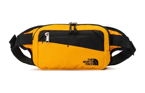 THE NORTH FACE 2L Fanny Pack Outdoor Bag Fabric Yellow Black Men's