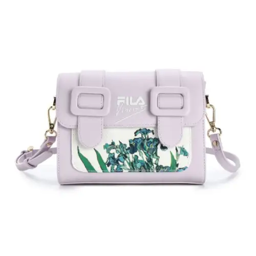 FILA Polyurethane Textile, Synthetic Leather Crossbody Bag, Shoulder Bag Women's Town Fragrance Purple