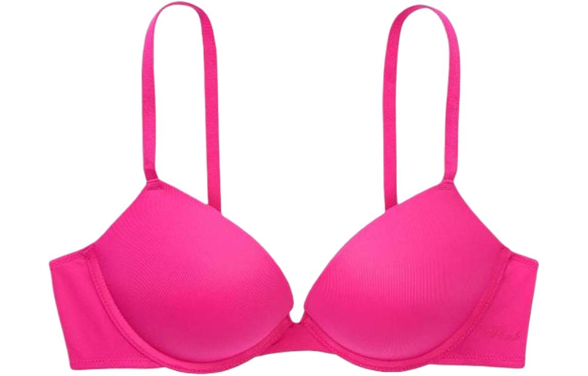 Victoria's Secret Victoria's Secret PINK Girl 1737 Push-up Padded Stable Support Underwired Underwear Bra Women's Candy Pink