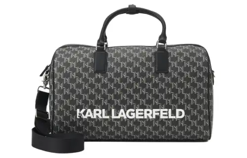 KARL LAGERFELD / Karl Lagerfeld Jeans Polyurethane Shoulder Bag, Crossbody Bag, Handbag, Travel Bag Regular Men's Black