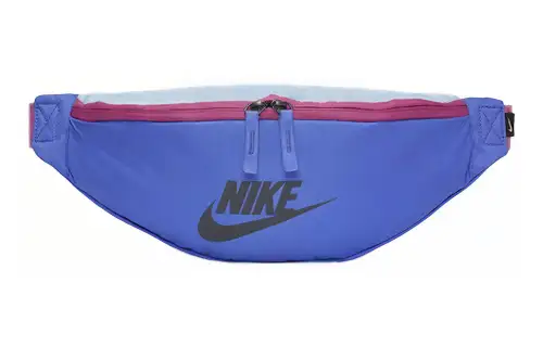 Nike Polyester Crossbody Bag, Fanny Pack Regular Unisex Light Blue