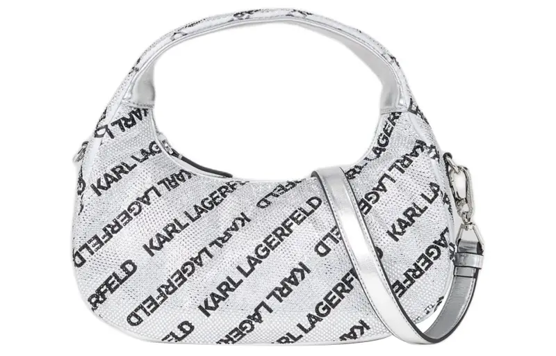 KARL LAGERFELD / Karl Lagerfeld Jeans K/Kushion Logo Embellished Tote Bag