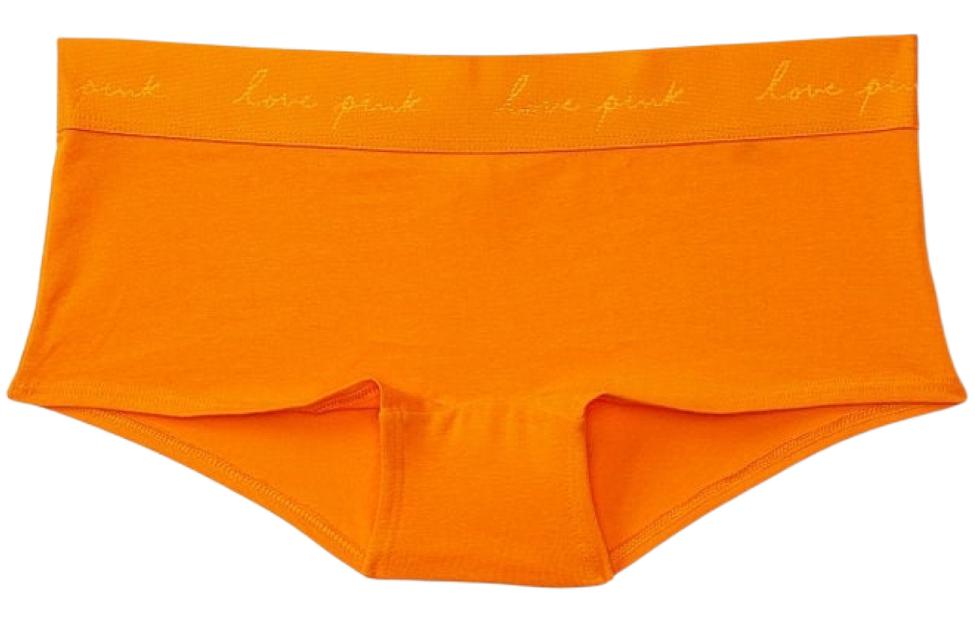 Женские трусы Victoria's Secret Повседневные шортики (оранжевые)