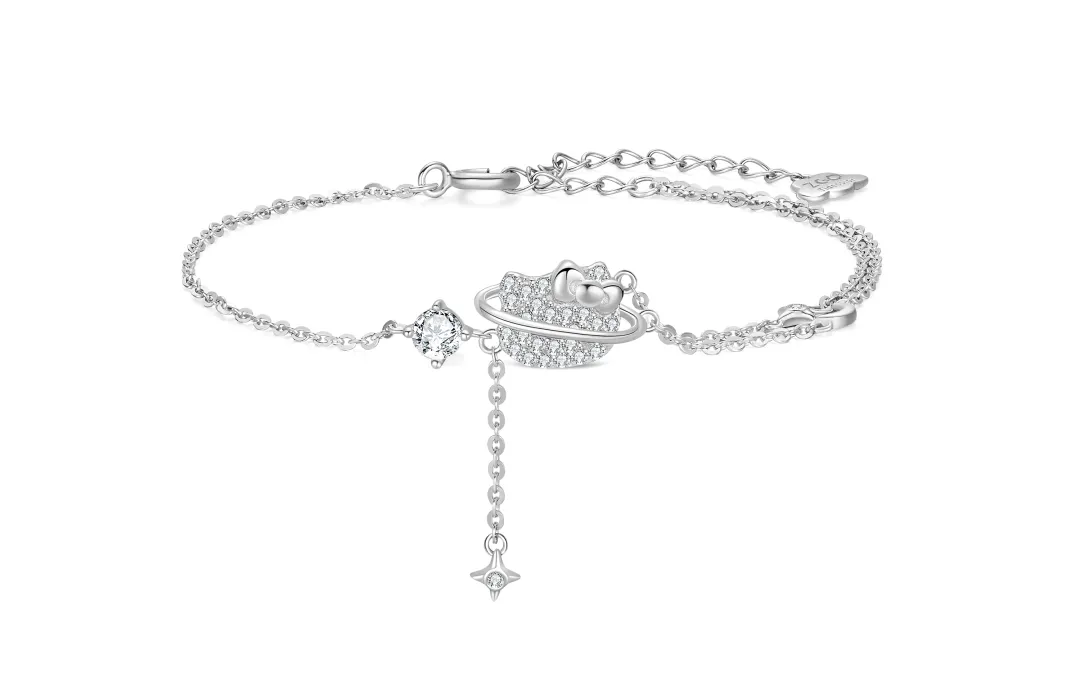 Hello Kitty Sterling Silver Bracelet Women's