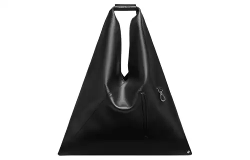 MM6 Maison Margiela Calfskin Shoulder Bag Women's Black