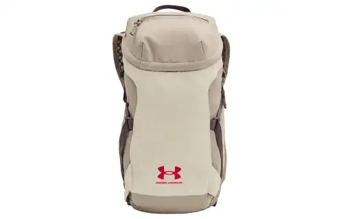 Under Armour Under Armour Polyester Backpack Regular Men's Timberwolves Gray Brown Silt