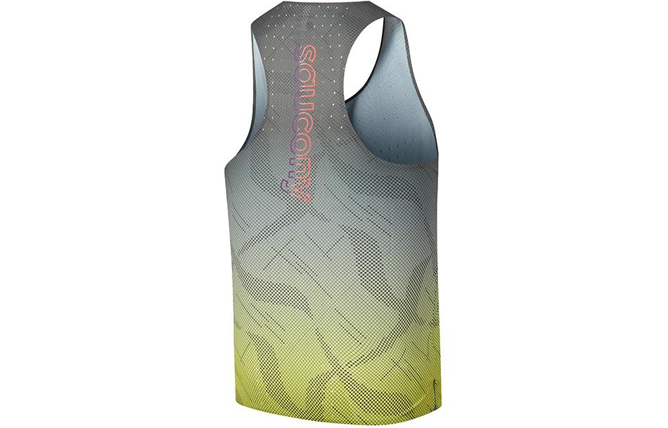Saucony Running Tank Top Men’s Green Sole