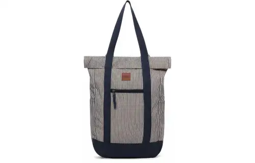 Vans Casual Polyester Backpack Regular Unisex Marine Blue Stripe