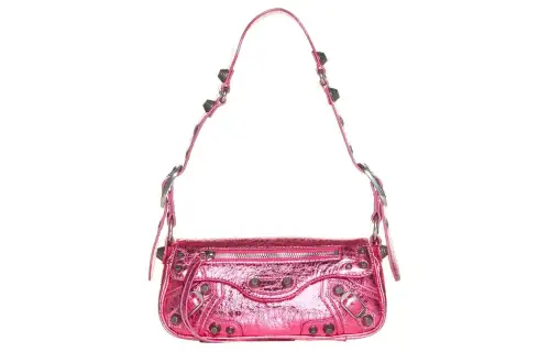 Balenciaga Sheepskin Crossbody Bag, Shoulder Bag Women's Pink
