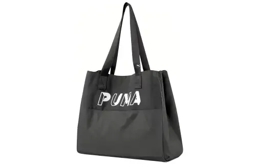 PUMA Fabric Tote Bag, Shopping Bag, Handbag, Shoulder Bag Regular Women's Black