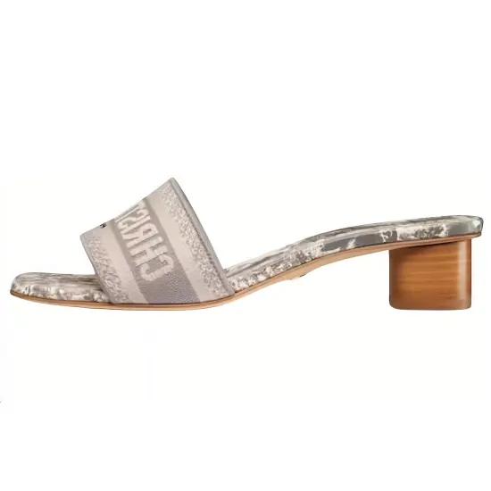 DIOR Dway Slide Slippers Women's Gray