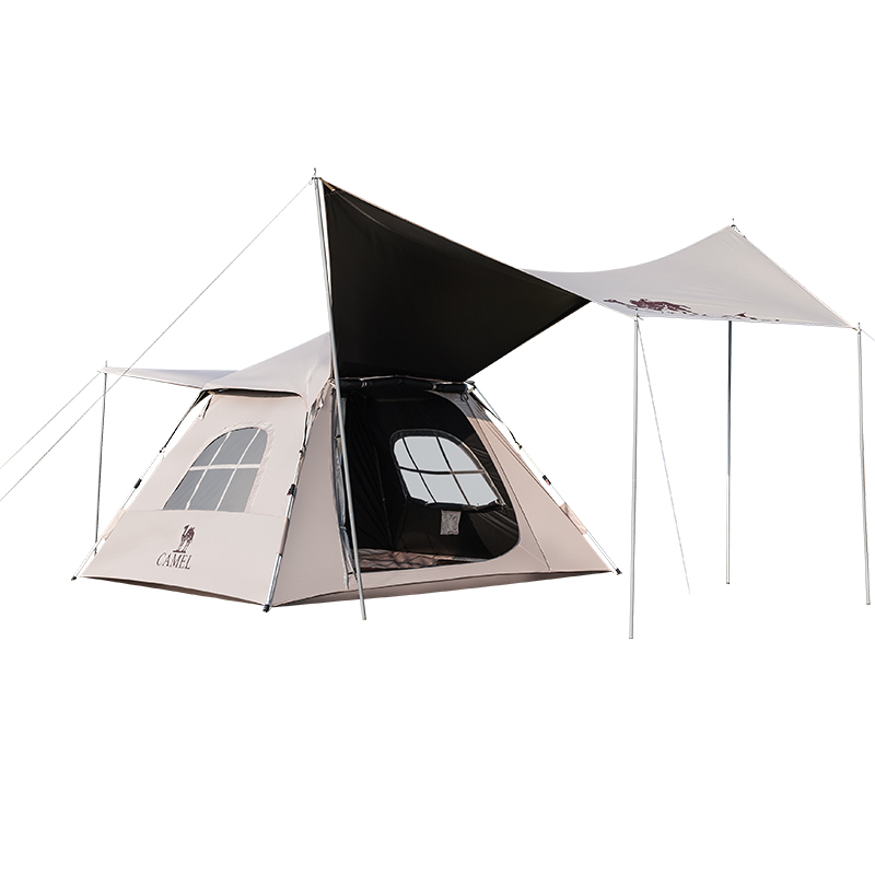 CAMEL Camping Tent Manual Setup One Bedroom And One Living Room Outdoor Automatic Tent
