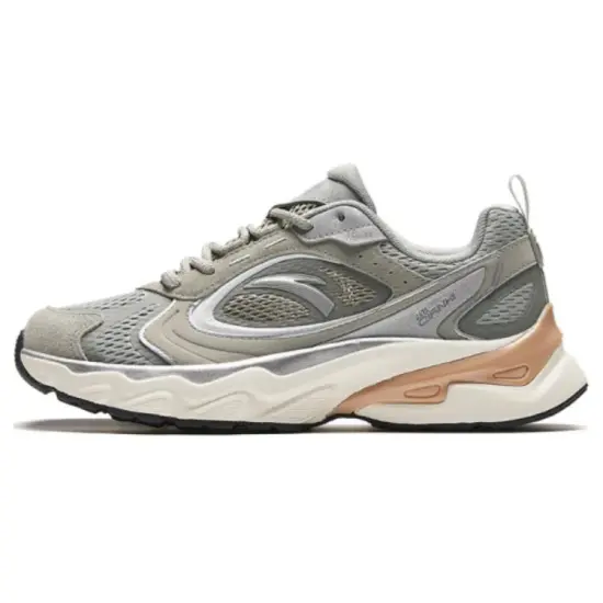 Anta Millennium 7 Cushioning Wear-Resistant Low-Top Casual Shoes Women's Gray White