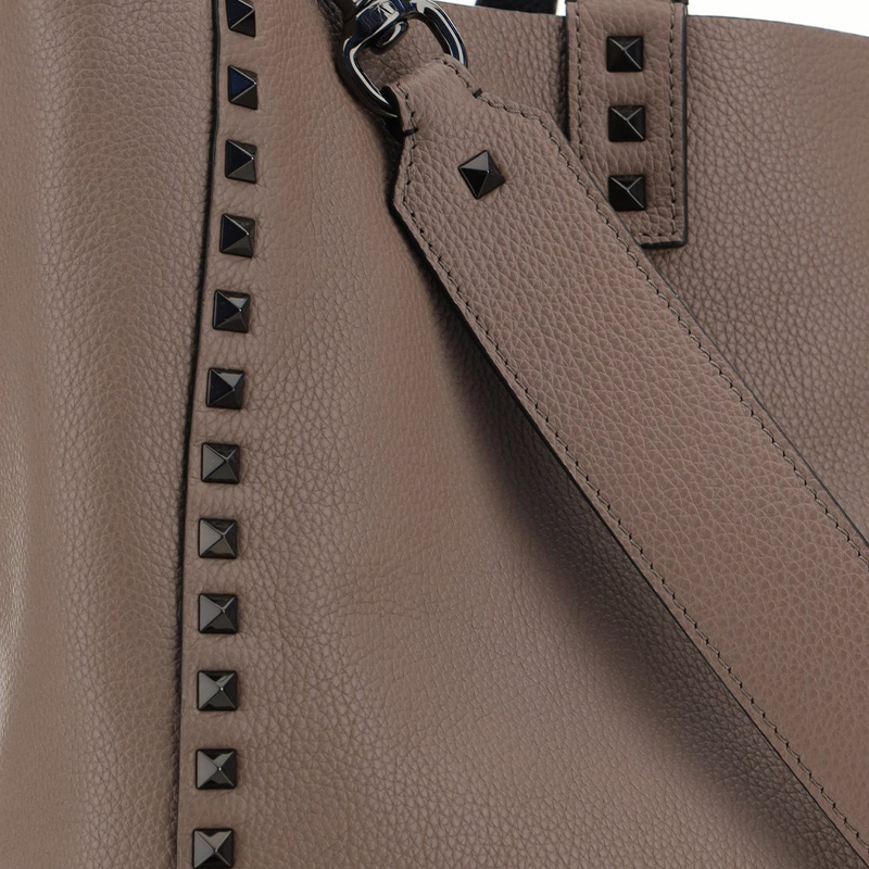Мужская сумка Valentino GARAVANI ROCKSTUD (коричневая) — фото 4