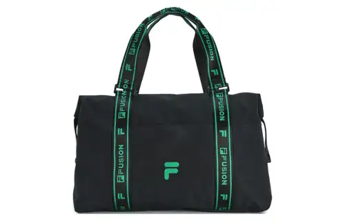 FILA FUSION Fabric Shoulder Bag, Crossbody Bag, Handbag Extra Small Unisex Pitch Black