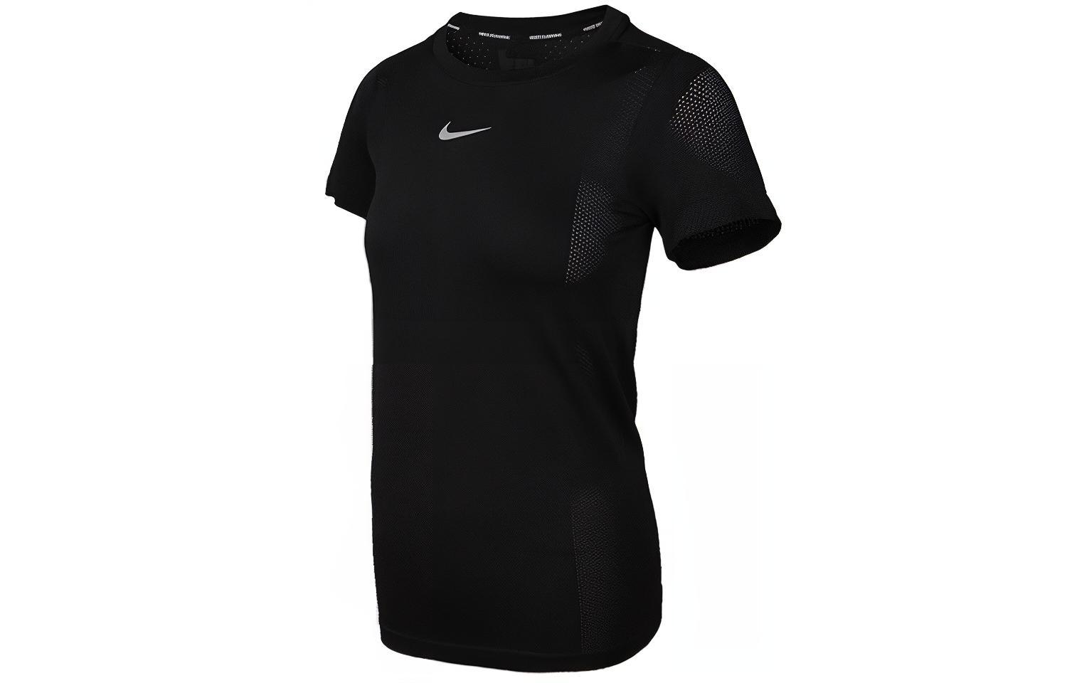 Женская футболка Nike Infinite Dri-FIT (черная) — фото 2