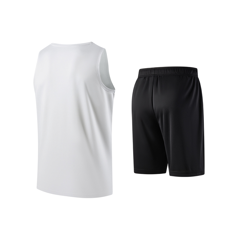 PEAK Running Clothing Sets Men’s All White Black