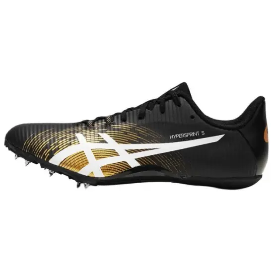 Asics Hyper Sprint 8 Running Shoes Unisex Low-Top Black/Gold
