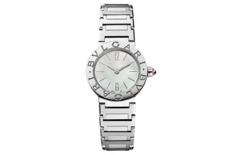 BVLGARI Wrist Watches Quartz Movement Stainless Steel Strap 23mm Mother of Pearl Color Watch Dial Women's Watch