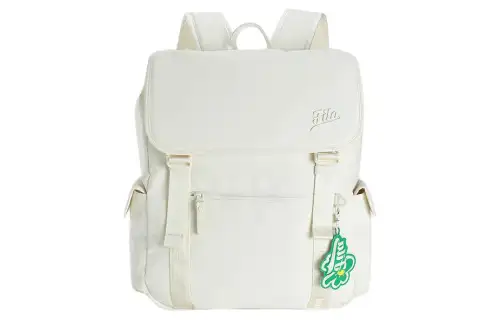 FILA FUSION Fabric Backpack Regular Unisex Marshmallow White