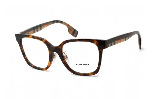 Burberry Plate Frame Square Eyeglass Frames Unisex