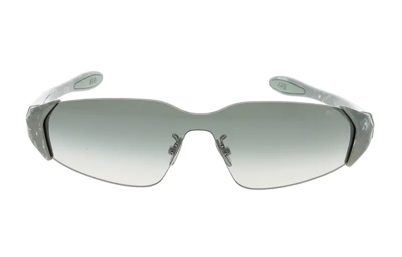 DIOR Irregular Shape Sunglasses Unisex Green