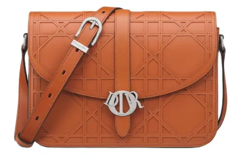 DIOR Cannage Cosmo Leather Shoulder Bag, Crossbody Bag Men's Cognac