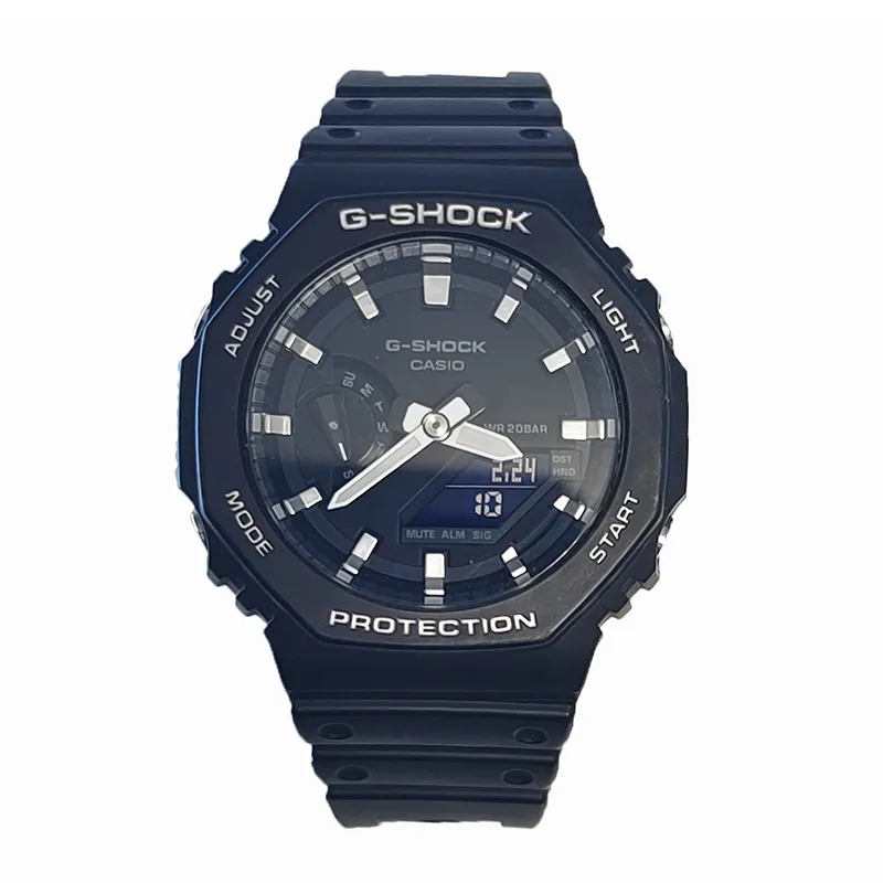CASIO Men Liquid Crystal/Analog Dual Display Series Black Watch