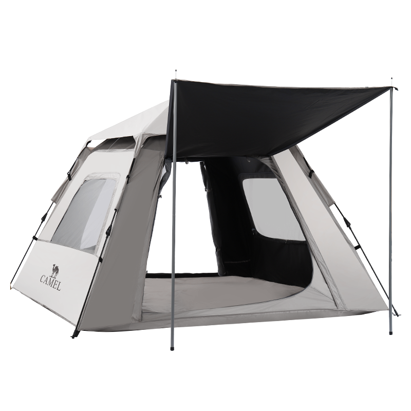 CAMEL Camping Tent Press and Pop Up One Bedroom And One Living Room Automatic Tent