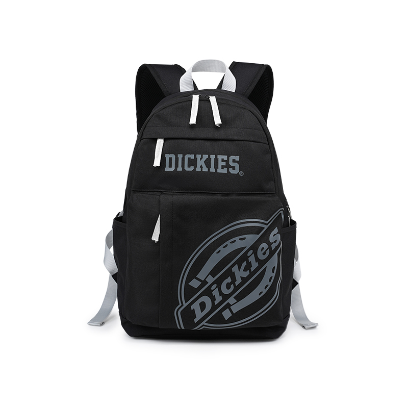 Dickies Polyester Students Large Capacity Laptop Backpack Regular Unisex Black/Blue