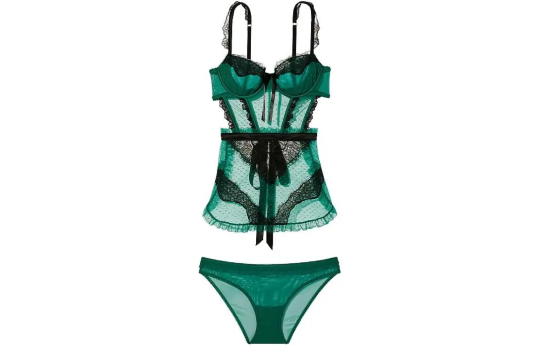Victoria's Secret Underwear Set Women's Green