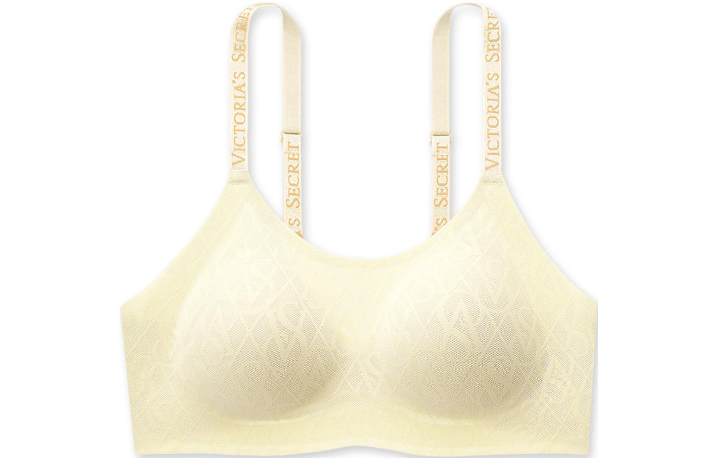 Женский топ-бюстгальтер Victoria's Secret Anti-Gravity MAX (нежно-желтый)