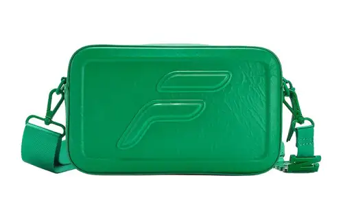 FILA FUSION Polyurethane Camera Bag, Shoulder Bag, Crossbody Bag Unisex Ice Soothing Green