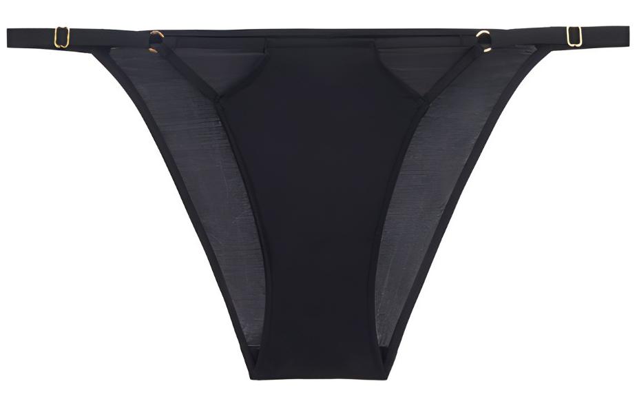 Женские трусы Victoria's Secret Тонкие эластичные (черные)