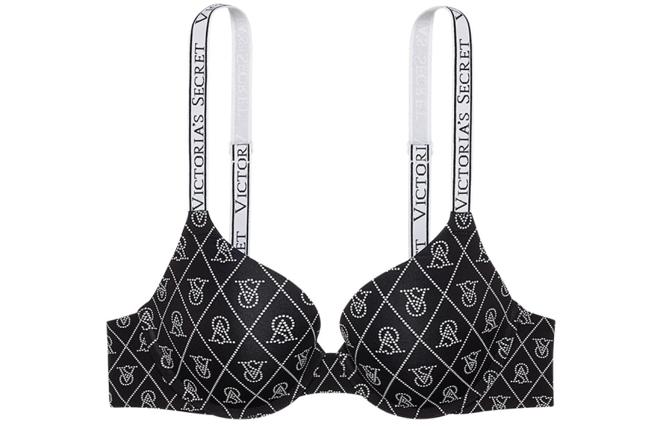 Женский бюстгальтер Victoria's Secret Logo (черный)