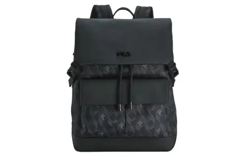 FILA Heritage Fabric Backpack Men's Jet Black