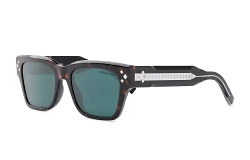 DIOR Rectangular Sunglasses Women's Tortoiseshell