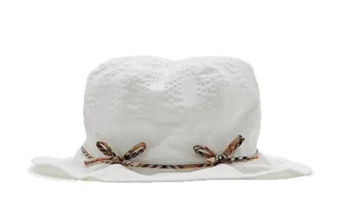 Burberry Cotton Bucket Hats Kids' White