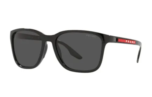 PRADA Rectangular Sunglasses Men's Black