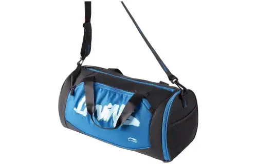 Li Ning Polyester Swim Bag Unisex Black Blue