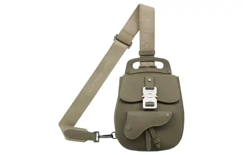 DIOR Gallop Grained Calfskin Sling Bag, Crossbody Bag, Shoulder Bag Regular Men's Khaki