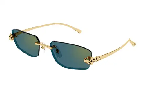 Cartier Geometric Frame Sunglasses