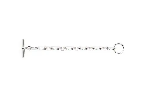 HERMES Chaine D'Ancre 925 Sterling Silver Bracelets Women's Silver