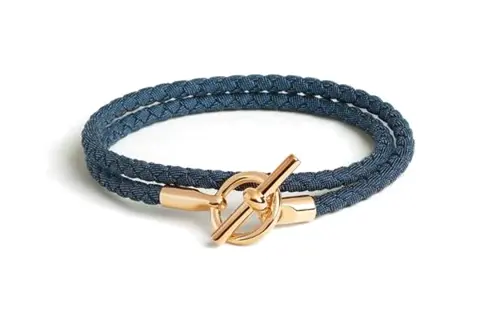 HERMES Glenan H Bracelets Women's Blue