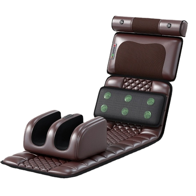 AUX massage cushion, cervical spine massager, whole body, multi-function, neck, waist and back, electric mattress, home recliner, massage mattress