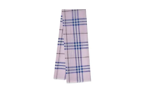 Burberry Wool Knit Scarves Men's Purple