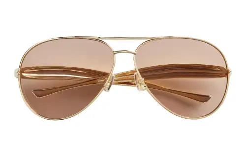 Bottega Veneta Aviator Frame Sunglasses