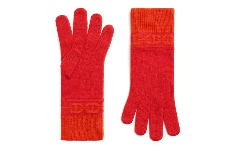 HERMES Heaven Gloves Women's Red