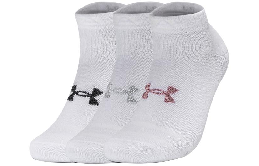Under Armour Essential Ankle Socks Unisex 3 Pack White
