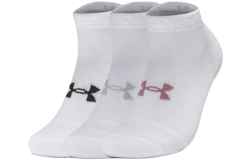 Under Armour Essential Ankle Socks Unisex 3 Pack White
